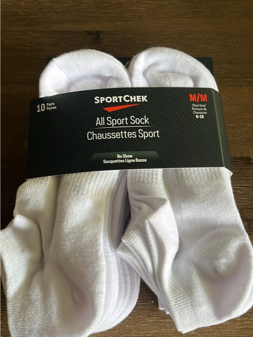 All Sport No-Show Socks - White (10 Pairs)